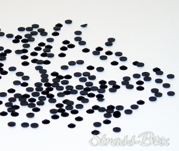 Jelly JET SS16 /~4mm NON HOTFIX Rhinestones zum Kleben schwarz RESIN