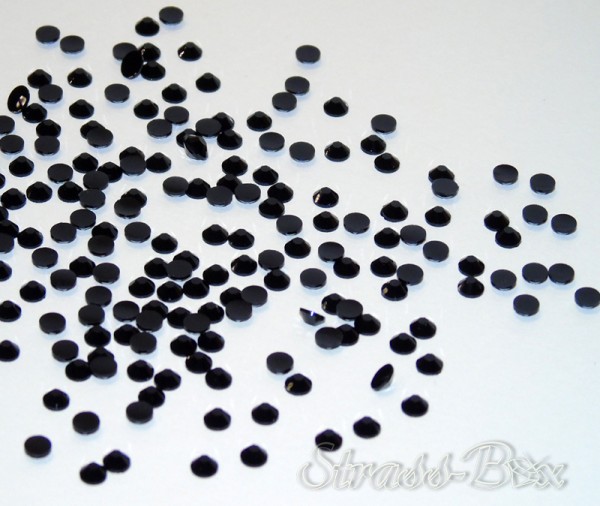 Jelly JET SS20 /~5mm NON HOTFIX Rhinestones zum Kleben schwarz RESIN